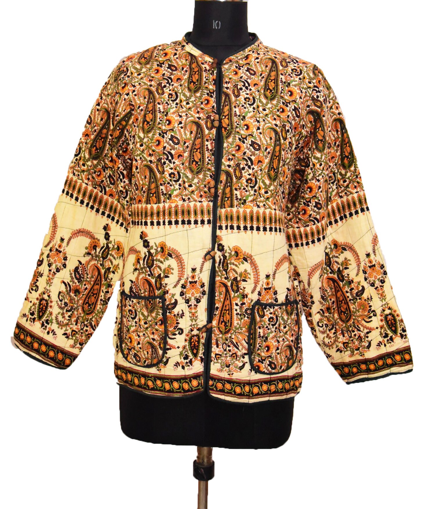 Ethnic /indian /kalamkari /paisley /vintage /jacket /cashmere 