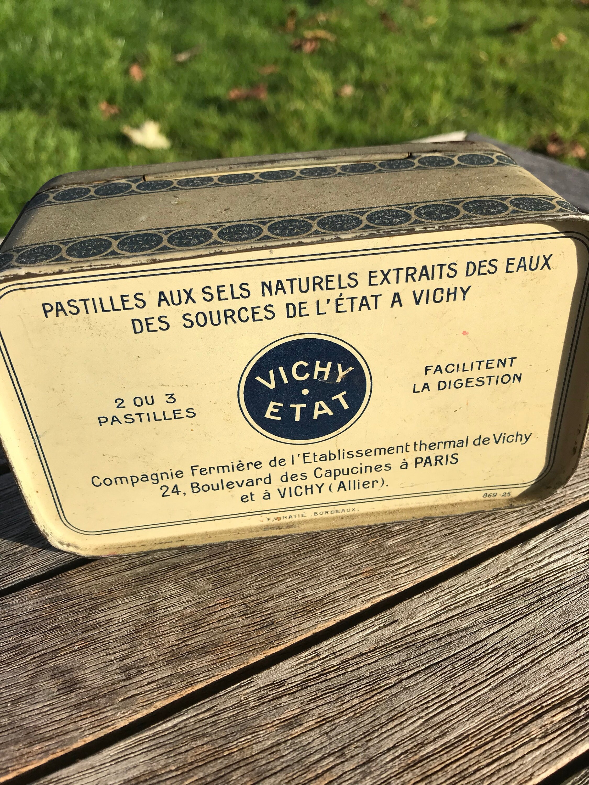 Boîte Pastilles Vichy