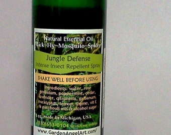 8 oz. Superior Jungle Defense All Natural Insect Repellent Spray large sz.