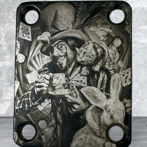 Electric Guitar engraved Neck plate for FD ST TL electric guitar image 2