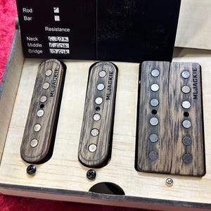 Spectrum Handwound electric guitar wooden Mljackie Spectrum SSH Pickups Set