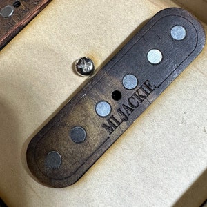 Ioele Handwound electric guitar Tele single coil wooden pickups