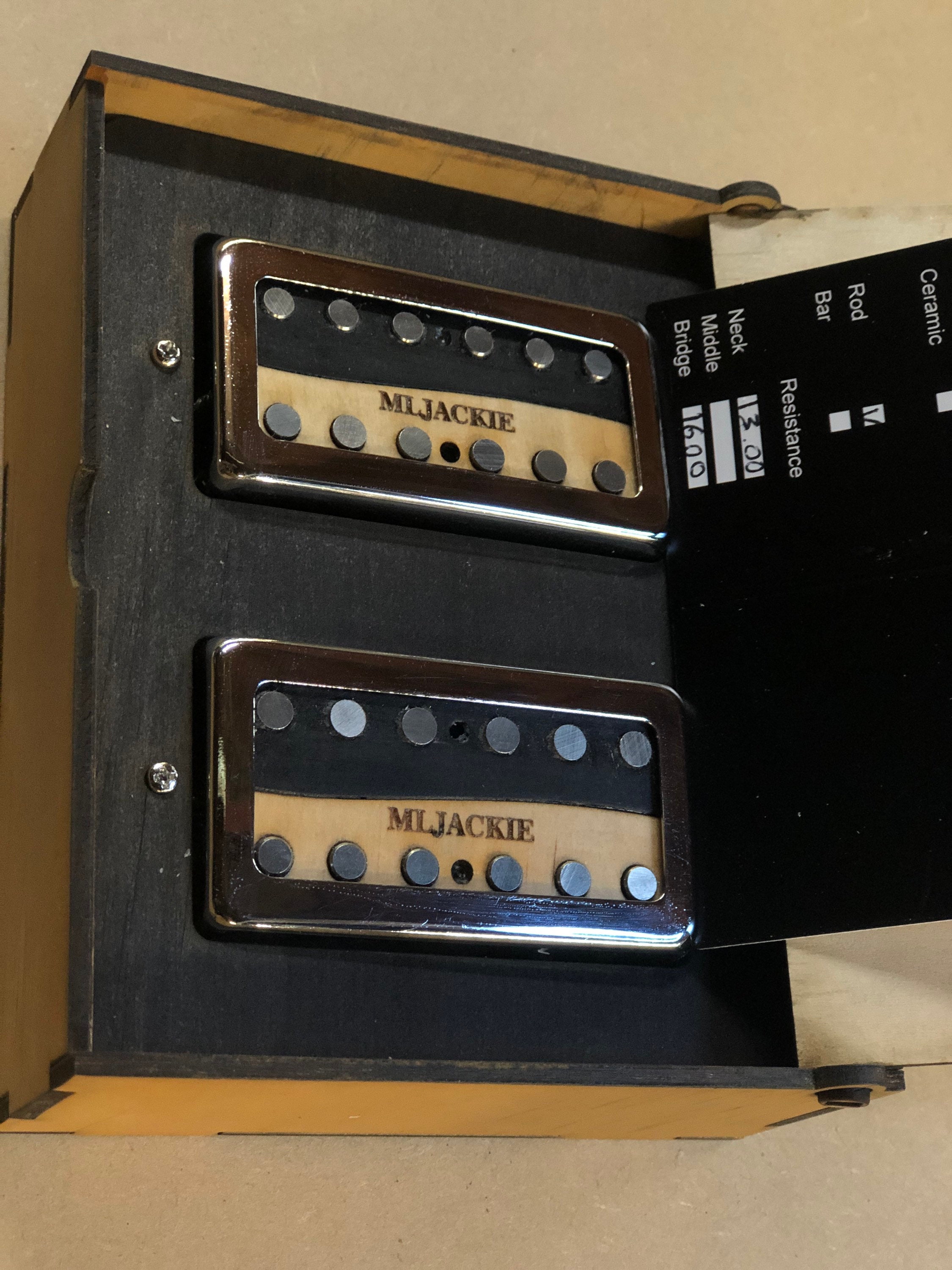 Handwound Australian Electric Guitar Humbucker Pickups With Wooden Bobbins and Nickel Cover Etsy