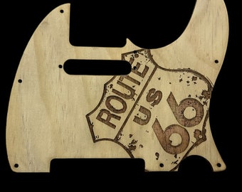 TL wooden Pickguard 8 holes