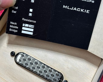 pastilla de mástil de bobina simple para guitarra eléctrica bobinada a mano