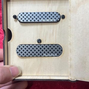 Horizon Handwound electric guitar  single coil wooden pickups with Aluminium sheet engraving cover TL style
