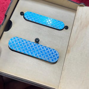 Horizon Handwound electric guitar  single coil wooden pickups with Aluminium sheet engraving cover TL style