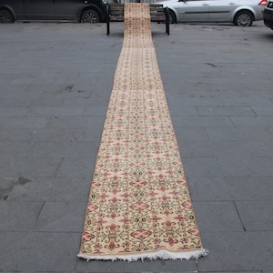 2x28.5 runner rug, Extra Long runner rug, Patchwork Runner rug Turkish runner rug, Hallway Rug, Stair rug, Corridor Rug, Vintage Runner Rug,