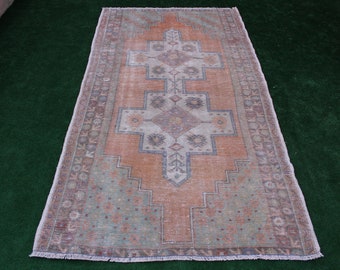 Oushak Rug, Turkish rug, 4x7 rug, Area Rug, Livingroom rug, Handknotted Rug, Kilim rug, homedecor rug, Vintage Rug, Diningroom Rug, Boho Rug