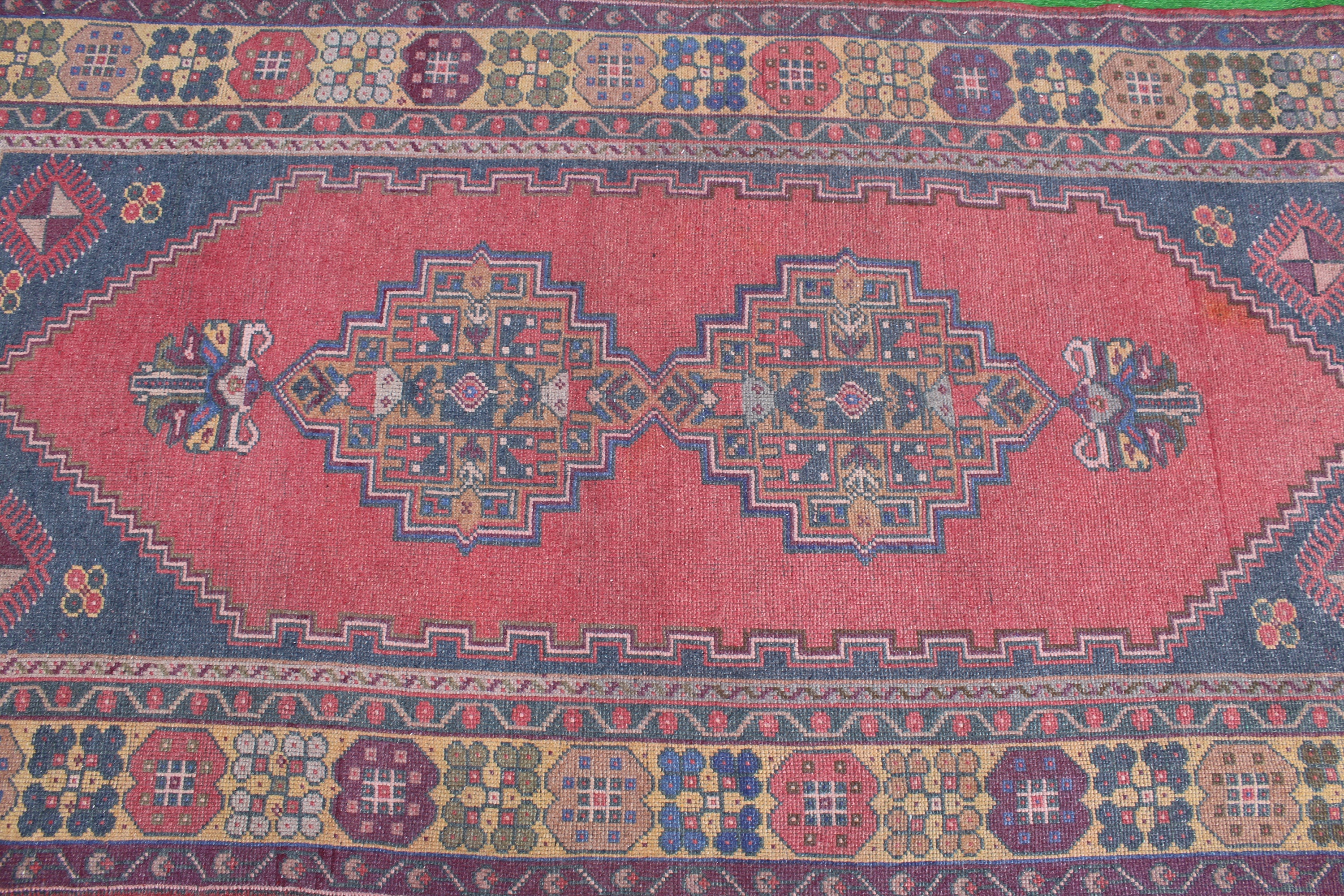 2.89'X4.46' Handwoven Wool Cotton Anatolian Small Rug