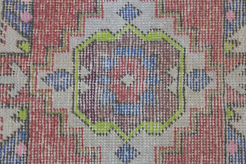 Wool Rug 2x3 rug Door mat Vintage Rug Boho Rug Turkish Rugs Entry rug Decorative Rug Area Rug Bathroom rug Small rug Turkish Rug
