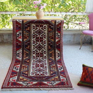 Turkish Rug, Tribal rug,  6&#39;x4&#39; rug, , Handmade rug, Vintage Rug, Decorative Rug, Oushak Rug, Area Rug, Wool Rug, Kilim rug, Livingroom rug
