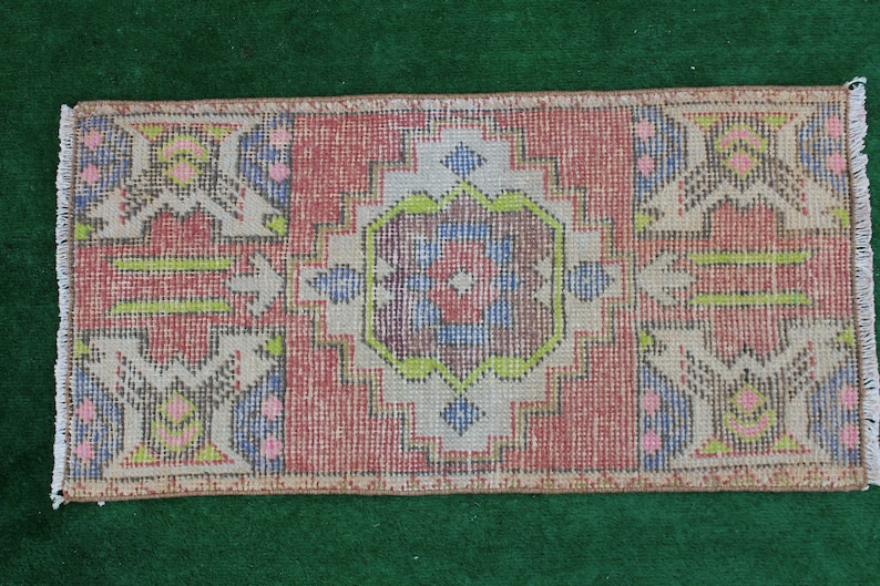 Wool Rug 2x3 rug Door mat Vintage Rug Boho Rug Turkish Rugs Entry rug Decorative Rug Area Rug Bathroom rug Small rug Turkish Rug