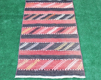 Alfombra Kilim, Alfombra pequeña, Alfombra decorativa, alfombra de lana, alfombra de baño, alfombra turca, alfombra de dormitorio, alfombra de decoración del hogar, alfombra Boho, alfombra de área, alfombra de entrada, Kelim