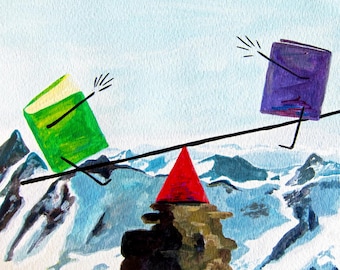 Accountant Wall Art Office Decor Balance the Books