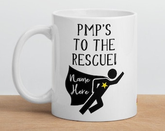 PMP Superhero Mug Project Management Professional Gift