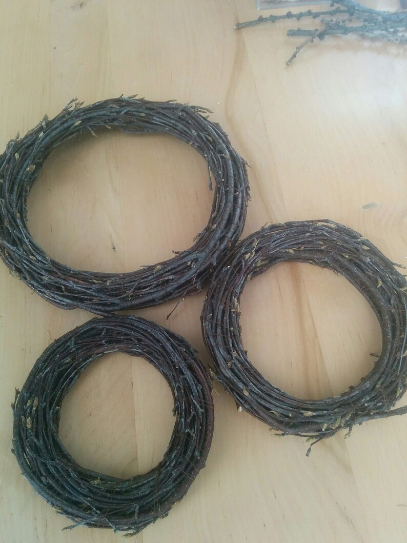 Set of Birch Wreath Rounds Large Tree Items Tree for Sale Tree Etsy