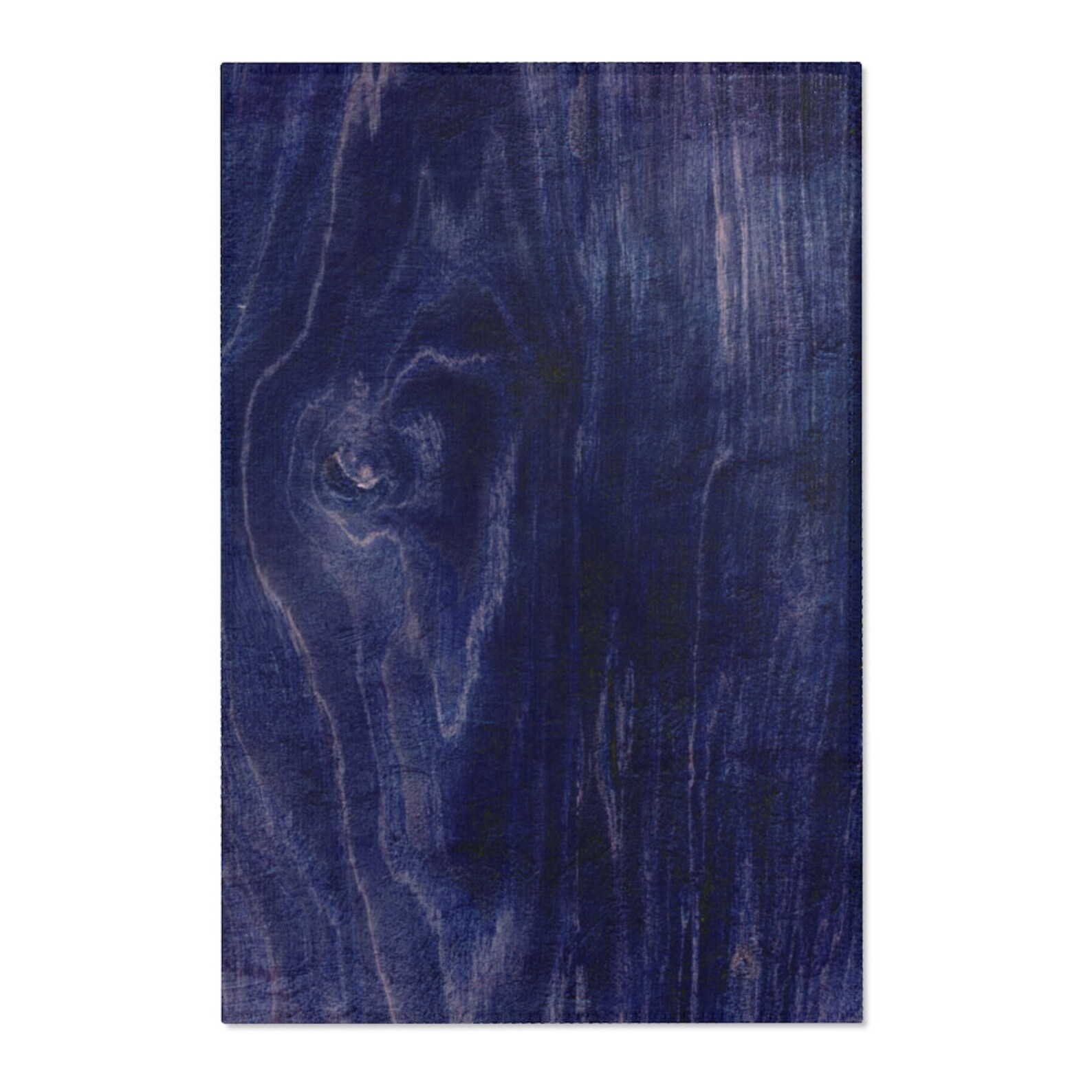 Dark Blue Wood Grain Pattern Rug Etsy