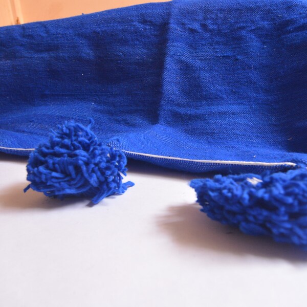Moroccan Pom Pom Blanket Etsy