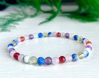 Girls Hormone Balance Bracelet: Crystals for PMS, Period Power, Menstrual Cramps, Mood Swings