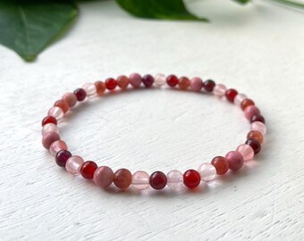 Heart Chakra Crystal Bracelet: For Manifesting Love, Heart Healing and Self-Love