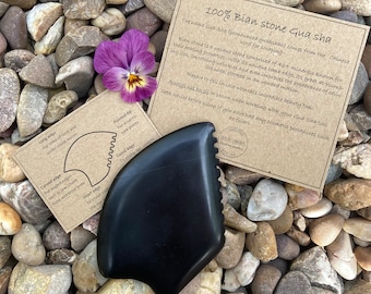 Gua Sha | Scraping | Bian Stone | Face Body Beauty tool | Gift set | Instructions | Anti-wrinkle | Reduce cellulite | Fuller lips | plumping