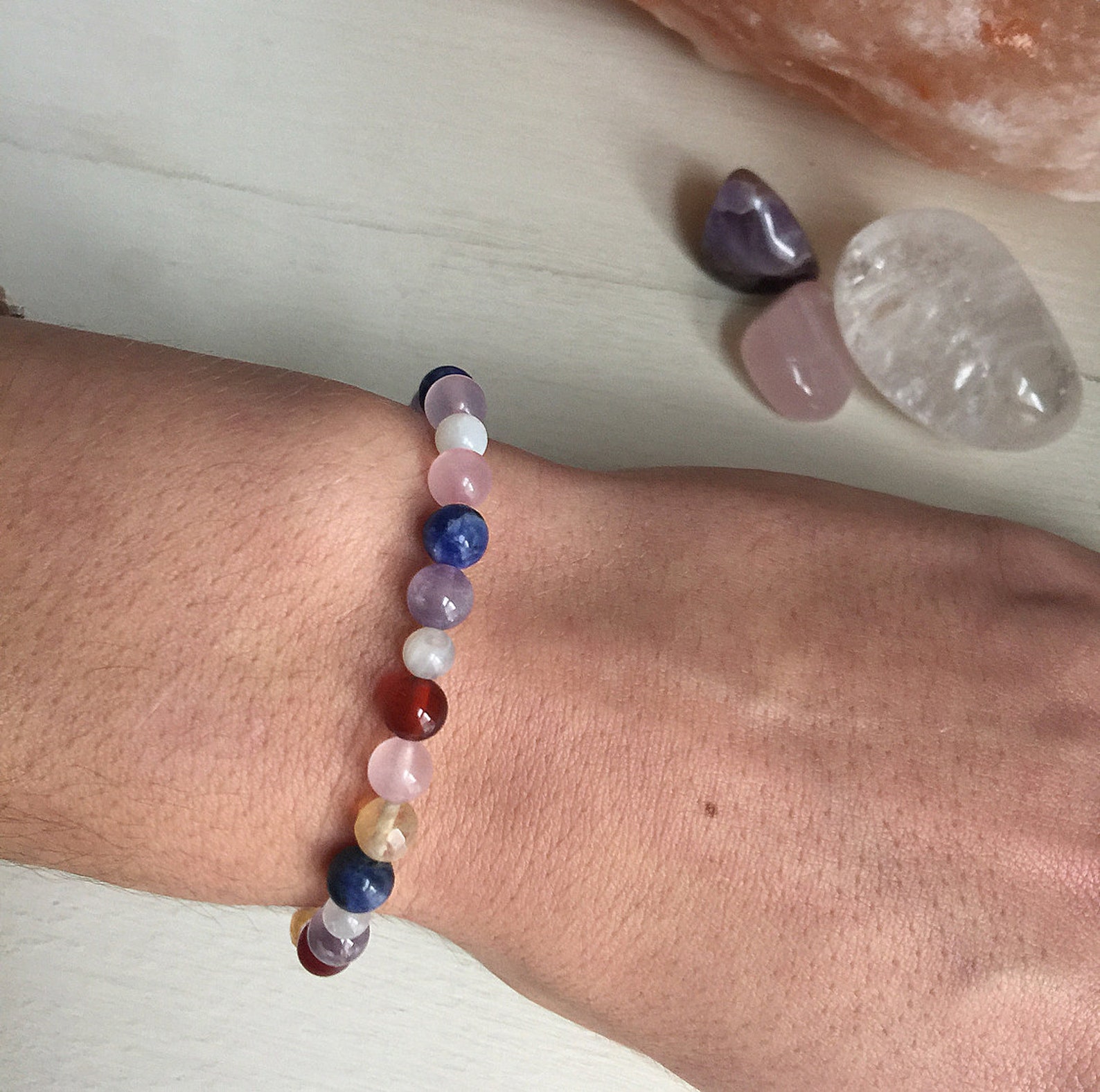 PMS PMS PMT mujeres HEALING Hormone Balance Alivio Crystal Gem Etsy