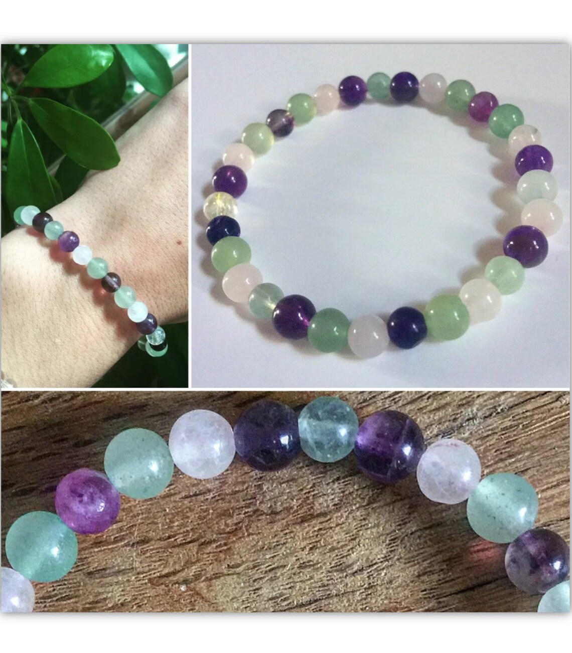 SKIN Health Crystal Bracelet ACNE ECZEMA psoriasis Glowing Etsy
