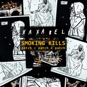 SMOKING KILLS BUNDLE | abstract nightmare horror patches, sew on, iron on, backpack, battle jacket, kutte, heavy metal