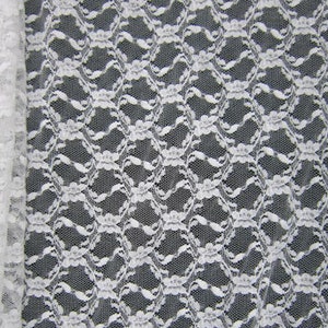 Tessuto classico in pizzo elasticizzato tinta unita / (elastico in 4 direzioni/tagliabile su misura) / Colori multipli