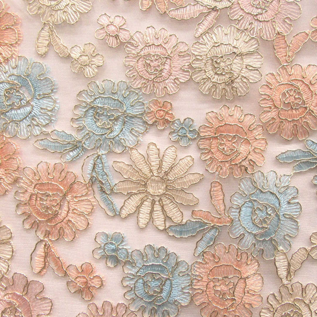 Non floral cheap lace fabric