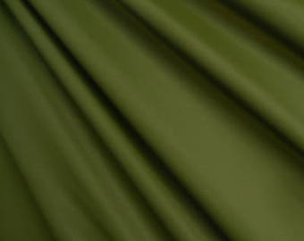 Tejido de nailon y elastano Milliskin con acabado mate (verde oliva) (elástico en 4 direcciones, cortado a medida)