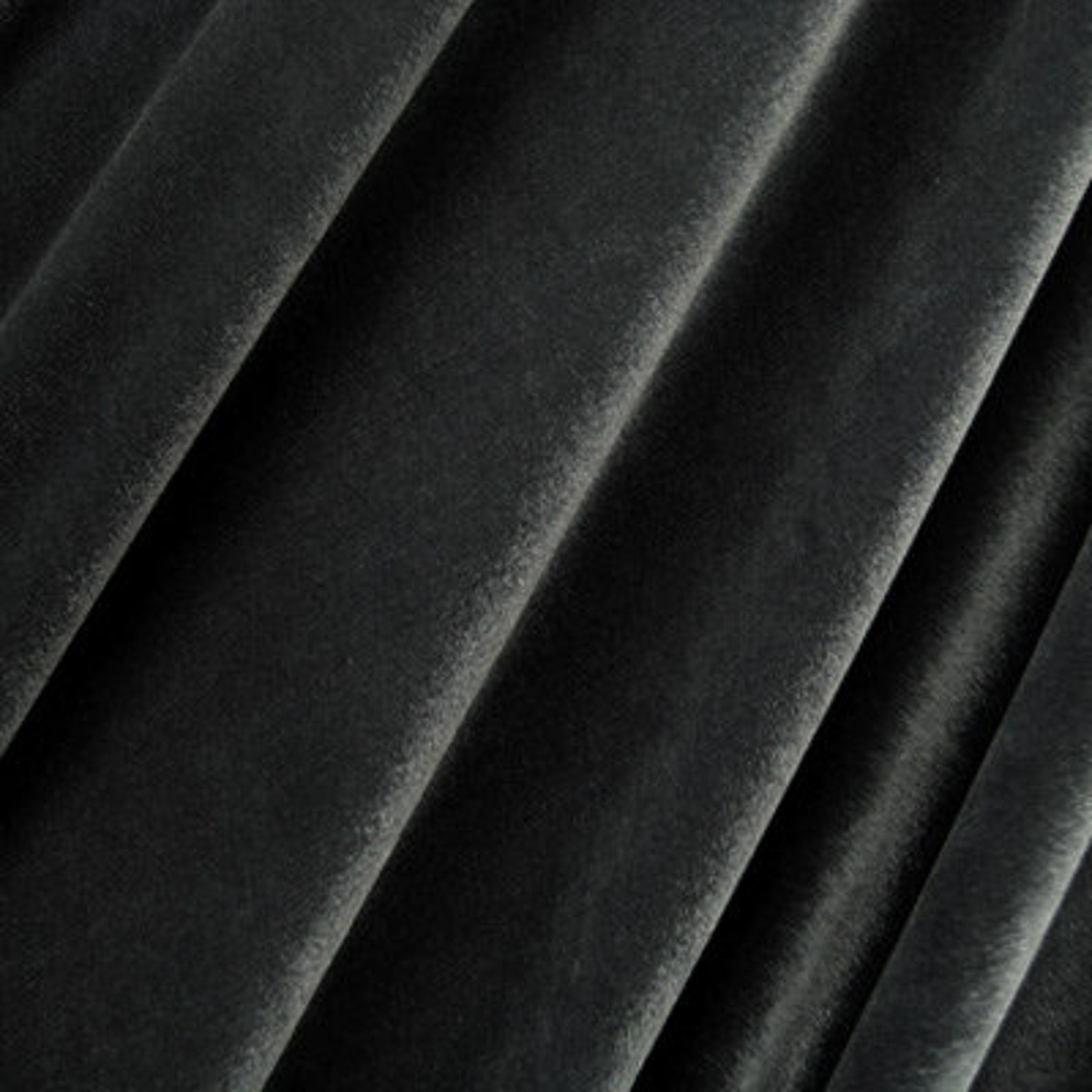 Solid Color Stretch Velvet Fabric black 4 Way Stretch/per Etsy