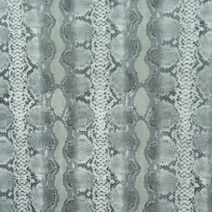 Snakeskin Print on Polyester Mesh Fabric (White/Silver) | (4 Way Stretch/Per Yard)