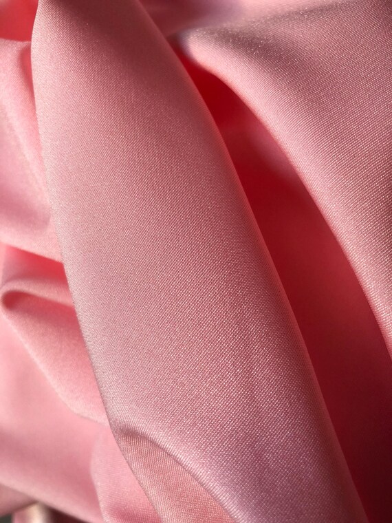 Shiny Finish Milliskin Nylon Spandex  Fabric (Blush Pink) | (4 Way Stretch/Per Yard)