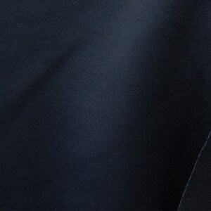 Solid Color Techno Polyester Scuba Fabric (Navy Blue) |  (2 Way Stretch/Per Yard)