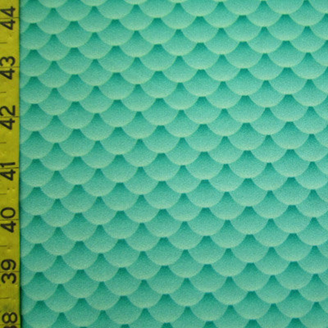 Bubbly Fishscale Print on Nylon Spandex Fabric 4 Way Etsy