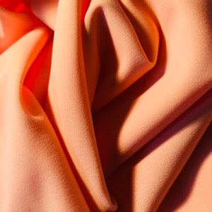 Matte Finish Milliskin Nylon Spandex Fabric (Light Peach) | (4 Way Stretch/Per Yard)