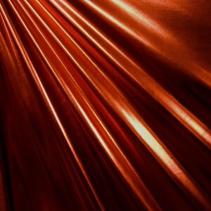 Mirror Dots on Metallic Nylon Spandex Fabric (Coffee Brown) |  (4 Way Stretch/Per Yard)