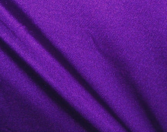 Shiny Finish Milliskin Nylon Spandex Fabric (Deep Purple)  | (4 Way Stretch/Per Yard)