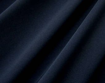 Tejido de nailon y elastano Milliskin con acabado mate (azul marino oscuro) (elástico en 4 direcciones, cortado a medida)