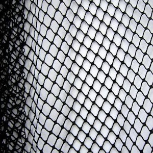 Big Hole Fishnet Fabric on Nylon Spandex (Black) | (4 Way Stretch/Per Yard)