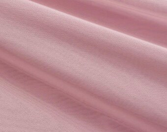 Solid Colored Non-Stretch Mesh Fabric (Multicolors) | (Non Stretch/Per Yard)