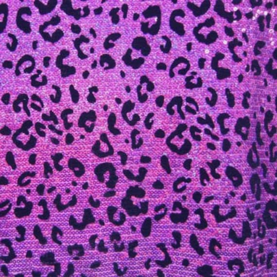 Holographic Leopard Print Sequins on Poly Spandex Fabric 2 - Etsy Holographic Leopard Print Sequins on Poly Spandex Fabric 2 - Etsy