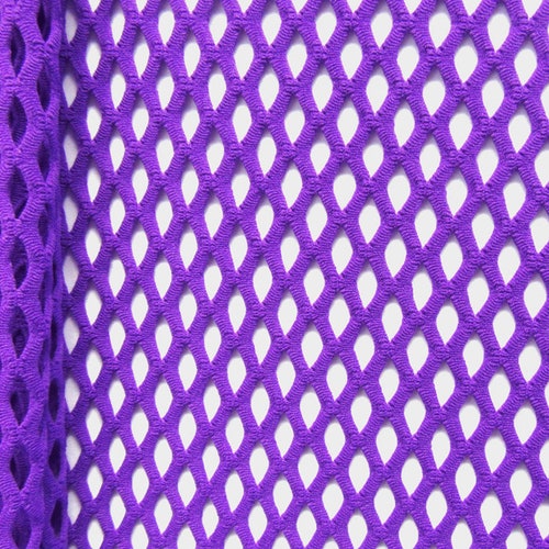 Fishnet Stretchy Fabric Knit By the Yard NEON PINK 4 Way Stretch 58"W 2/19/16 