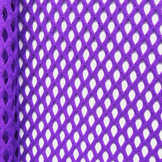 Purple mesh material outlet