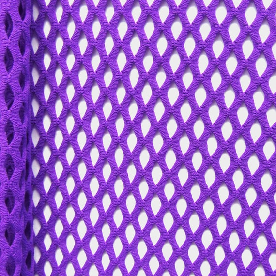 Purple / Silver Glitter Mesh/ Sheer (#4)