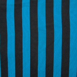 Strisce da 1&quot; su tessuto a rete in poliestere (turchese) / (elastico in 4 direzioni/tagliato su misura)