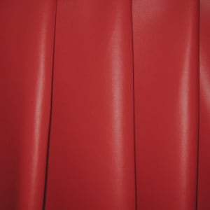 PVC ポリニットの無地合皮生地 (赤) | (2 方向ストレッチ/1 ヤードあたり)
