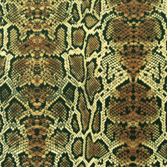 Snake Skin Print on Poly Spandex Fabric | (4 Way Stretch/per Snake Skin Print on Poly Spandex Fabric | (4 Way Stretch/per